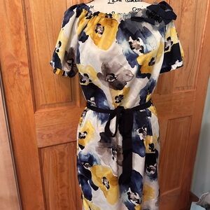 Floral Off-Shoulder Dress